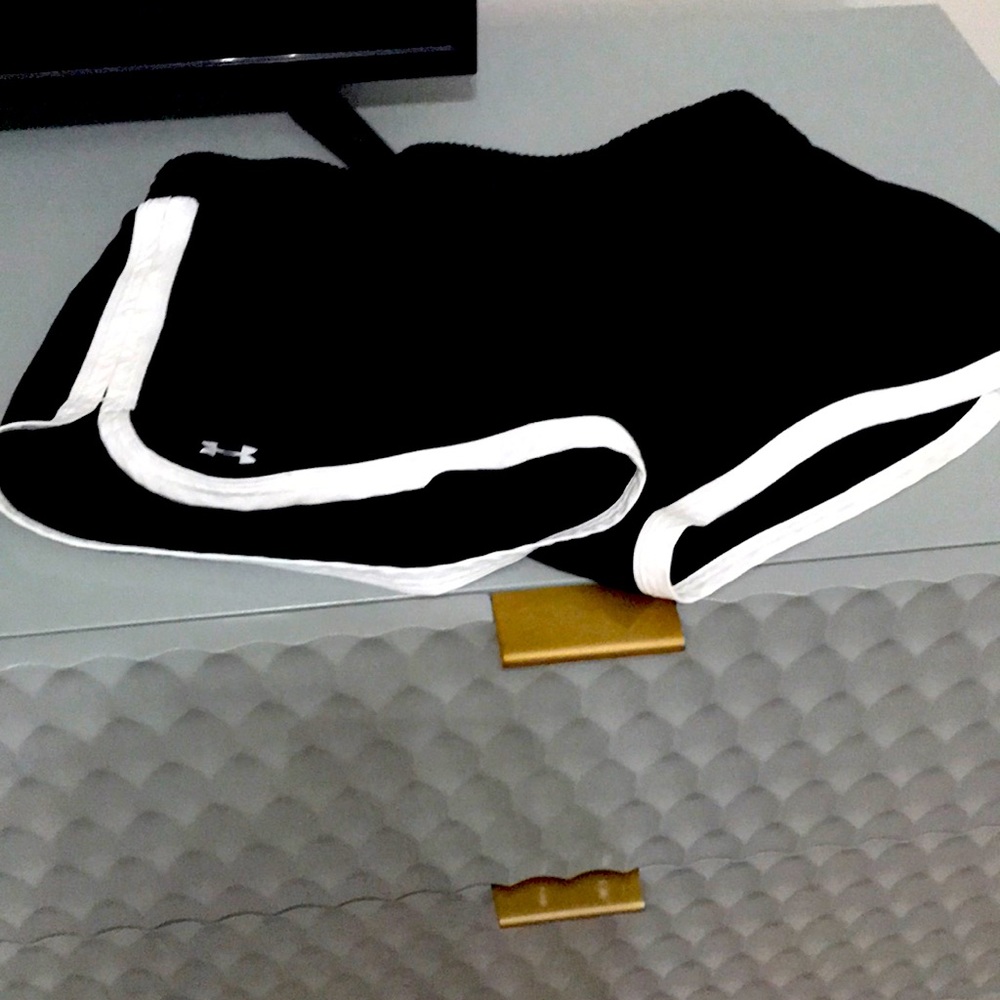 Under armor. Athletic shorts. Small